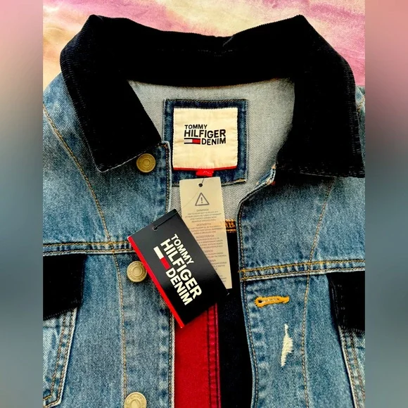 Brand new Tommy Hilfiger Vintage Style Denim Jacket size XL - Picture 4 of 5